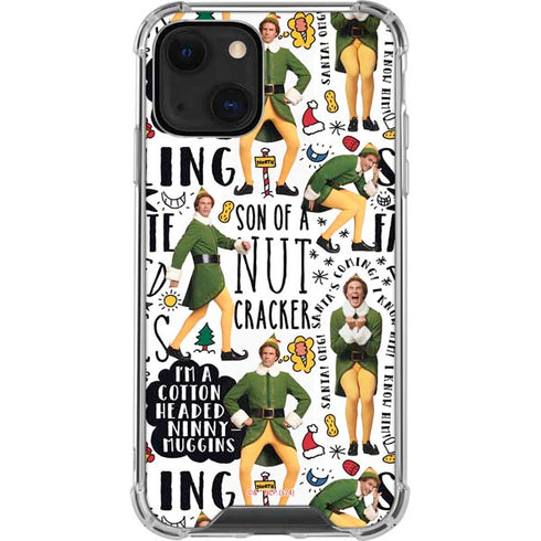 Elf Pattern iPhone 13 Mini Clear Case