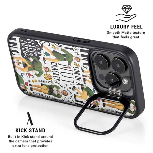Elf Pattern iPhone 13 Pro Kickstand Case