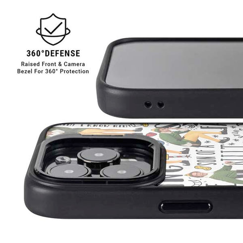 Elf Pattern iPhone 13 Pro Kickstand Case