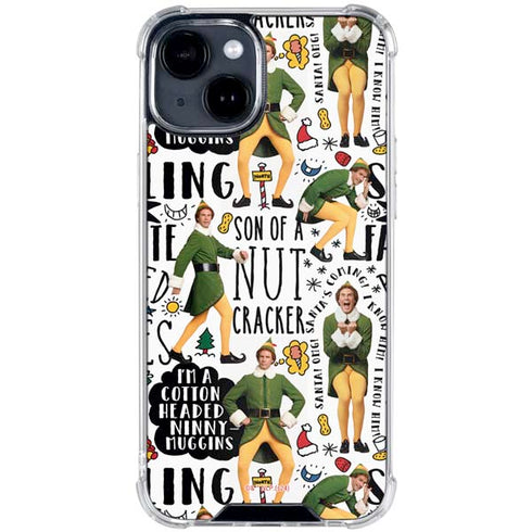 Elf Pattern iPhone 14 Plus Clear Case