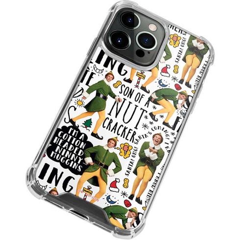 Elf Pattern iPhone 14 Pro Clear Case