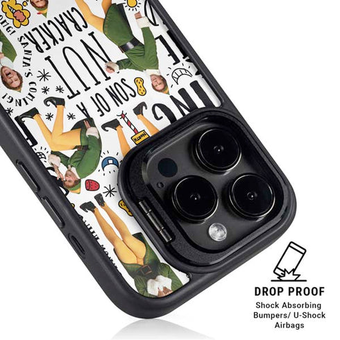 Elf Pattern iPhone 14 Pro Kickstand Case