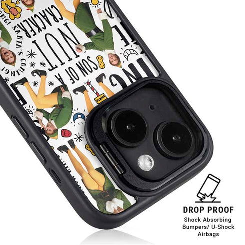 Elf Pattern iPhone 15 Plus Kickstand Case