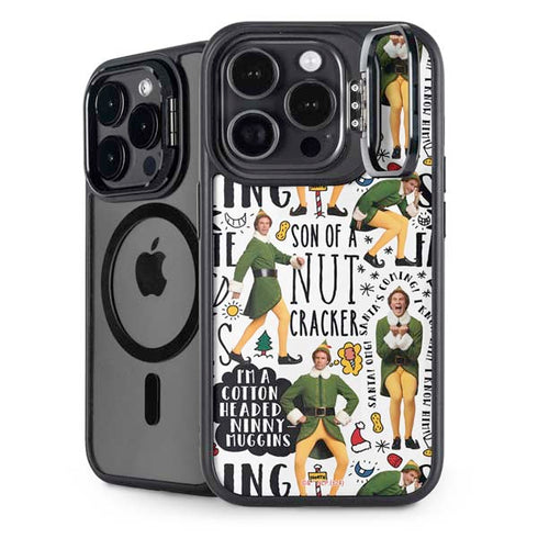 Elf Pattern iPhone 15 Pro Max Kickstand Case