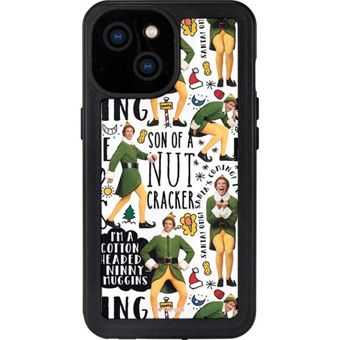 Elf Pattern iPhone 15 Waterproof Case