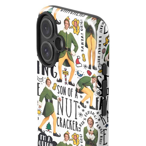 Elf Pattern iPhone 16 Impact Case