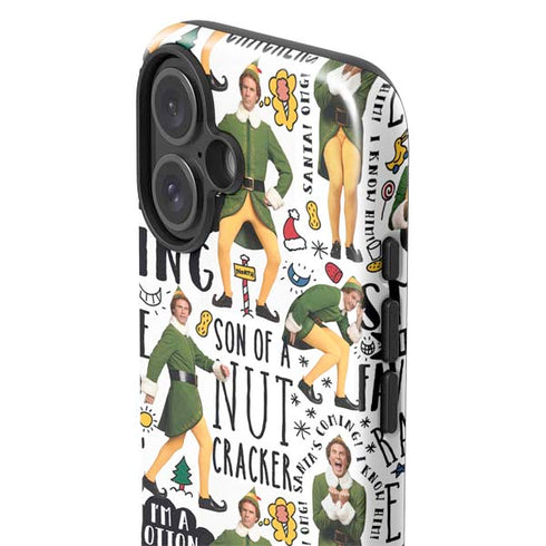 Elf Pattern iPhone 16 Plus Impact Case
