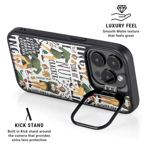 Elf Pattern iPhone 16 Pro Max Kickstand Case