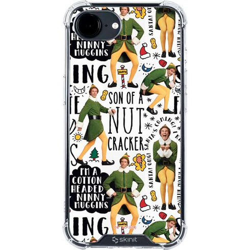 Elf Pattern iPhone 16e Clear Case