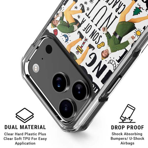 Elf Pattern iPhone 18 Pro Clear Case