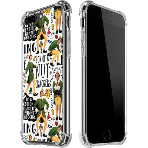 Elf Pattern iPhone 7/8 Plus Clear Case