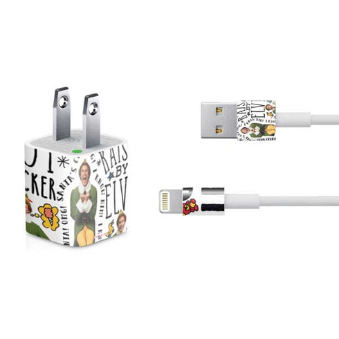 Elf Pattern iPhone Charger (5W USB) Skin