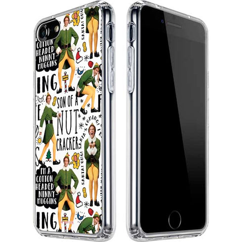 Elf Pattern iPhone SE (2nd & 3rd Gen) Clear Case