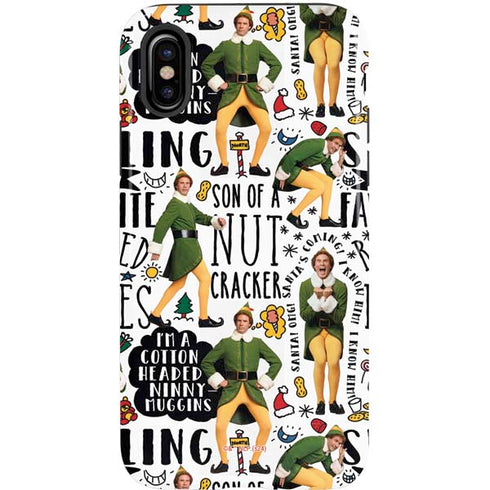 Elf Pattern iPhone XS Pro Case