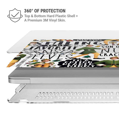 Elf Pattern MacBook Pro 15in (2016-19) Case plus Skin