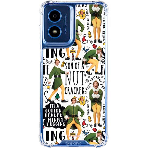 Elf Pattern Moto G Play 4G (2024) Clear Case