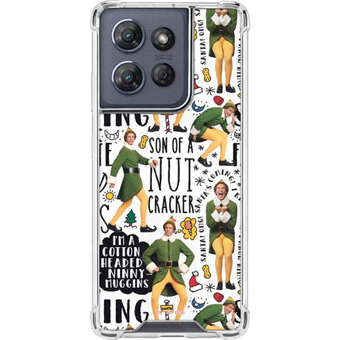 Elf Pattern Moto G Power 5G (2025) Clear Case