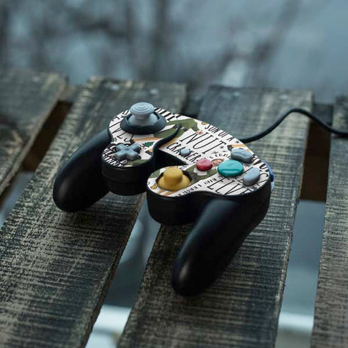 Elf Pattern Nintendo GameCube Controller Skin