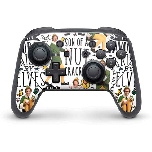 Elf Pattern Nintendo Switch Pro Controller Skin