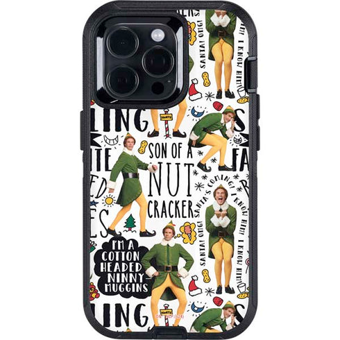 Elf Pattern Otterbox Defender iPhone Skin