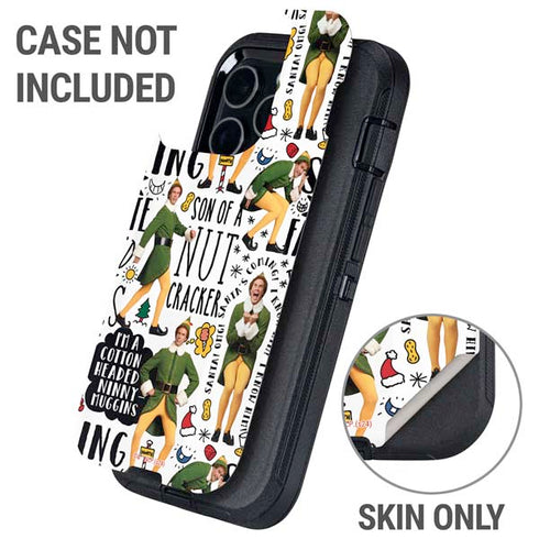 Elf Pattern Otterbox Defender iPhone Skin