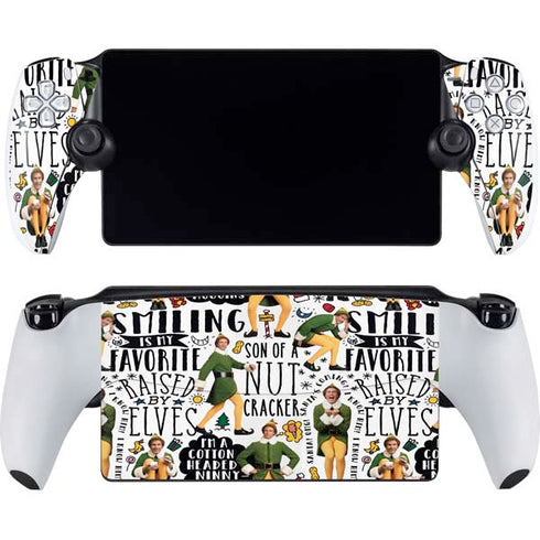 Elf Pattern PlayStation Portal Remote Player Skin