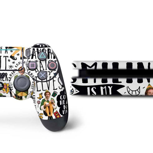 Elf Pattern PS4 Slim Bundle Skin
