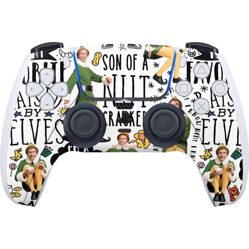 Elf Pattern PS5 Controller Skin