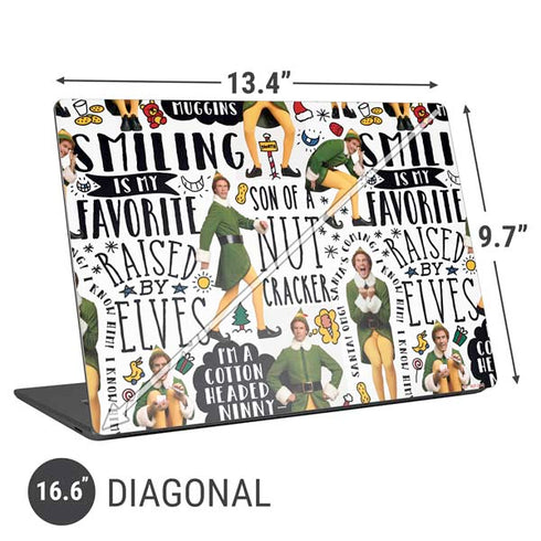 Elf Pattern Universal Laptop 16.6in (13.4 x 9.7in) Skin