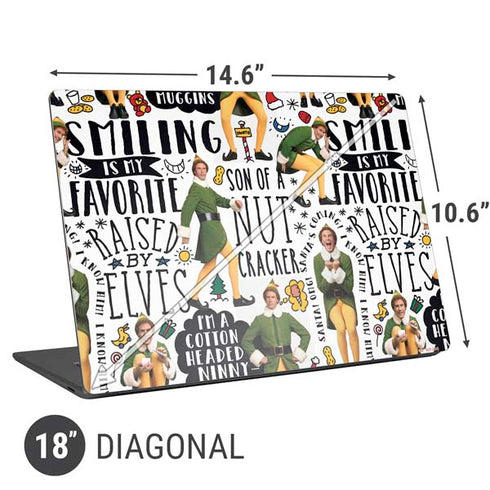 Elf Pattern Universal Laptop 18in (14.6 x 10.6in) Skin