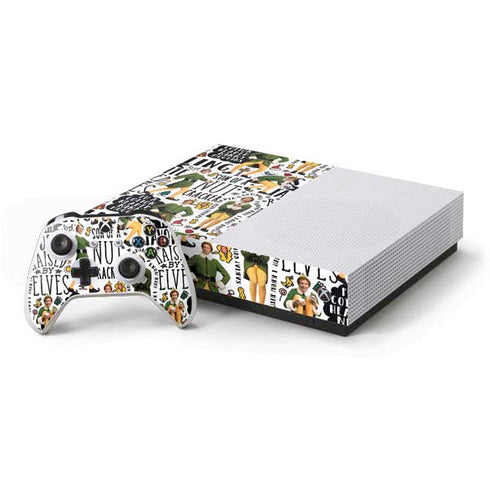 Elf Pattern Xbox One S All-Digital Edition Bundle Skin
