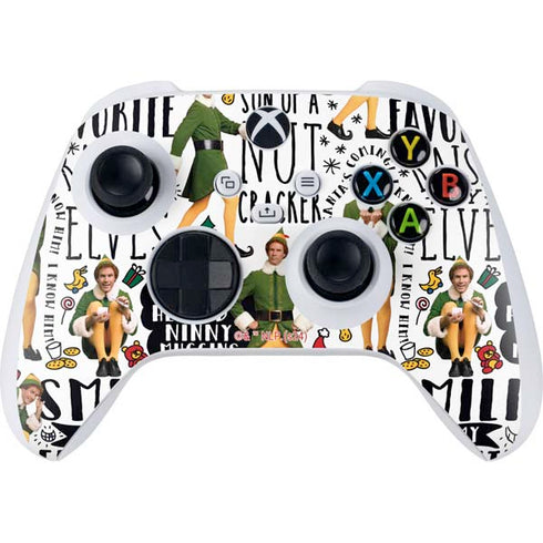 Elf Pattern Xbox Series S Controller Skin
