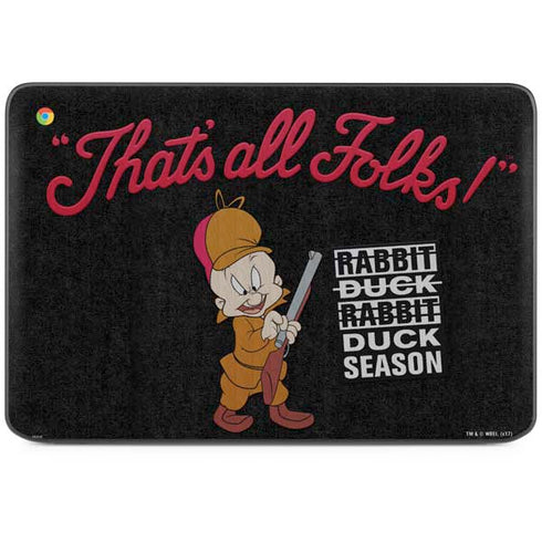 Looney Tunes Elmer Fudd Thats All Folks HP Chromebook Skin