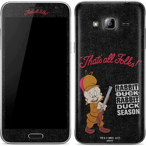 Looney Tunes Elmer Fudd Thats All Folks Galaxy J3 Skin