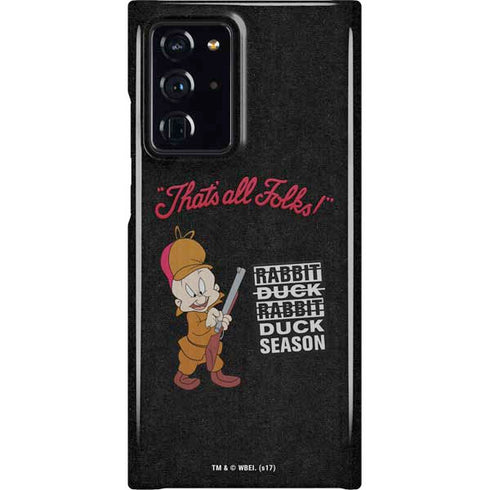 Looney Tunes Elmer Fudd Thats All Folks Galaxy Cases