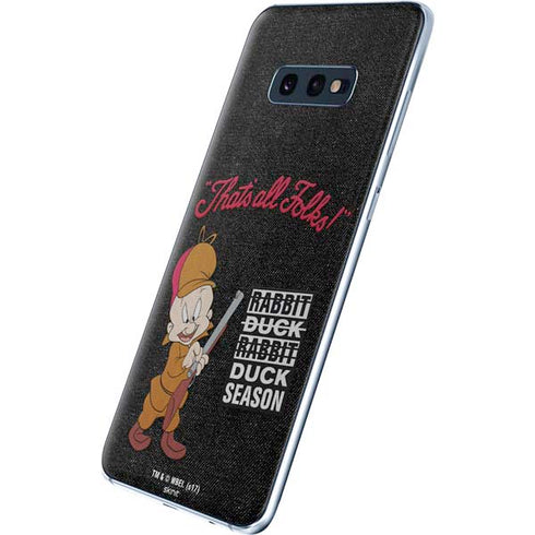 Looney Tunes Elmer Fudd Thats All Folks Galaxy S10e Skin