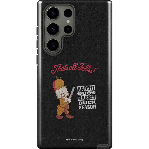 Looney Tunes Elmer Fudd Thats All Folks Galaxy S23 Ultra Pro Case