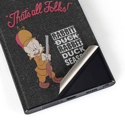 Looney Tunes Elmer Fudd Thats All Folks Galaxy Skins