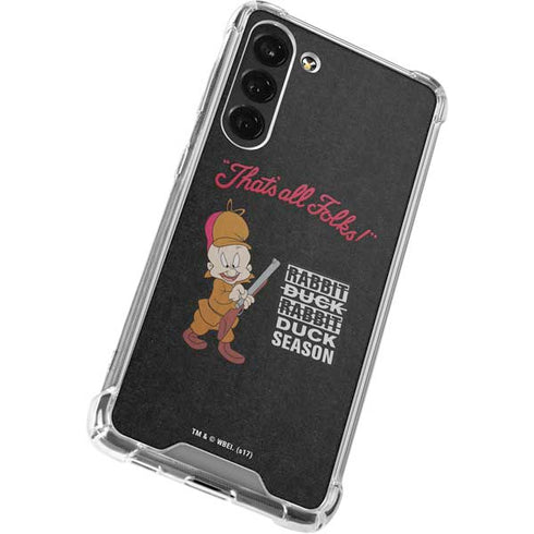 Looney Tunes Elmer Fudd Thats All Folks Galaxy S24 FE Clear Case
