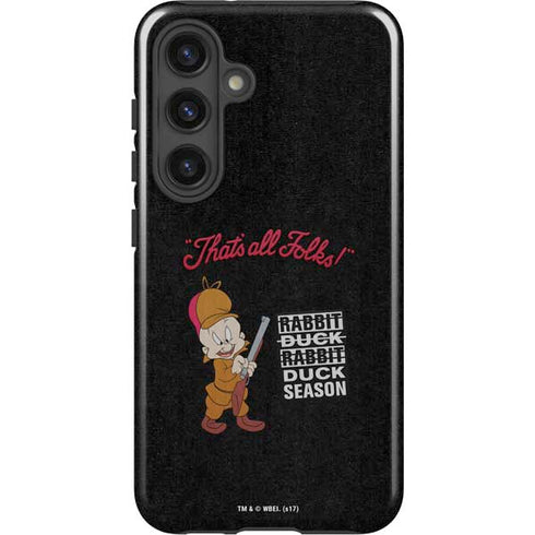 Looney Tunes Elmer Fudd Thats All Folks Galaxy S25 Plus Impact Case