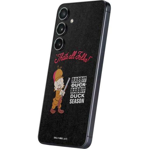 Looney Tunes Elmer Fudd Thats All Folks Galaxy S25 Plus Skin