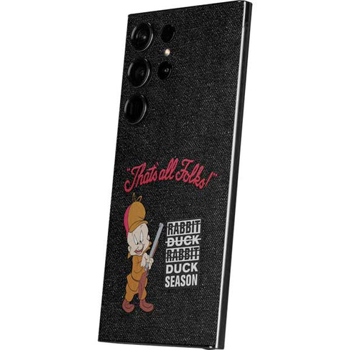 Looney Tunes Elmer Fudd Thats All Folks Galaxy S24 Ultra Skin