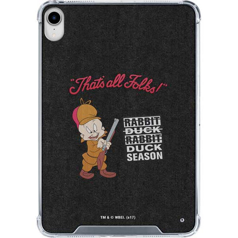 Looney Tunes Elmer Fudd Thats All Folks iPad 11th Gen (2025) Clear Case