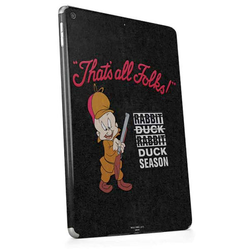 Looney Tunes Elmer Fudd Thats All Folks Apple iPad Skin