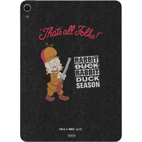 Looney Tunes Elmer Fudd Thats All Folks Apple iPad Air Skin