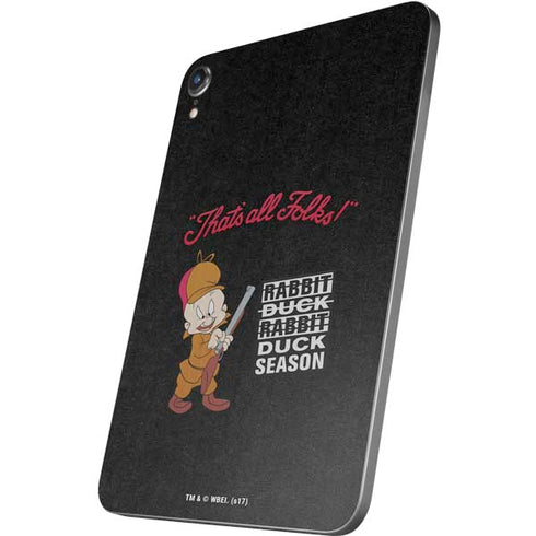 Looney Tunes Elmer Fudd Thats All Folks Apple iPad Mini Skin