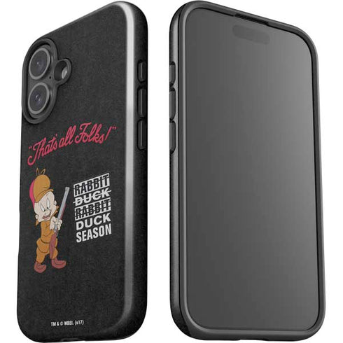 Looney Tunes Elmer Fudd Thats All Folks iPhone 16 Plus Impact Case