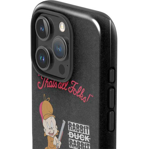 Looney Tunes Elmer Fudd Thats All Folks iPhone 16 Pro Max Impact Case
