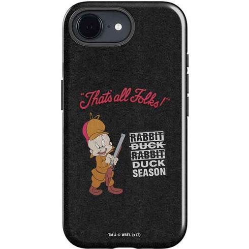 Looney Tunes Elmer Fudd Thats All Folks iPhone 16e Impact Case