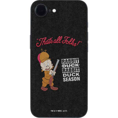 Looney Tunes Elmer Fudd Thats All Folks iPhone 16e Skin